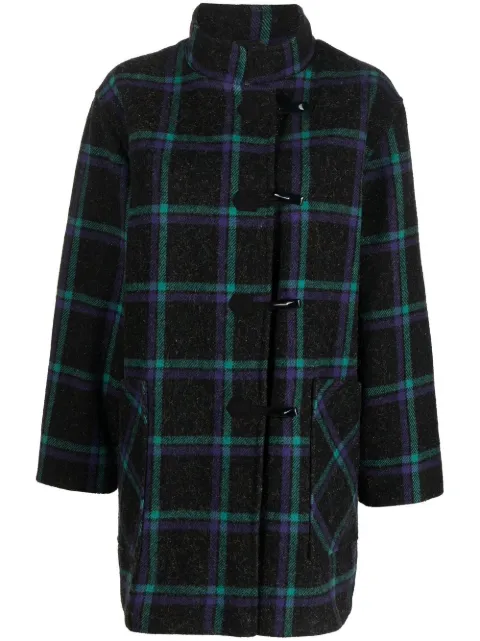 A.N.G.E.L.O. Vintage Cult 1980s check-pattern duffle coat