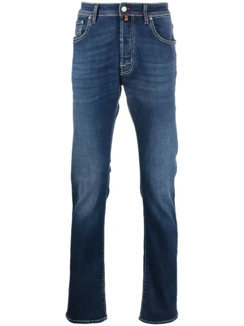 Jacob Cohën jeans rectos con costuras en contraste