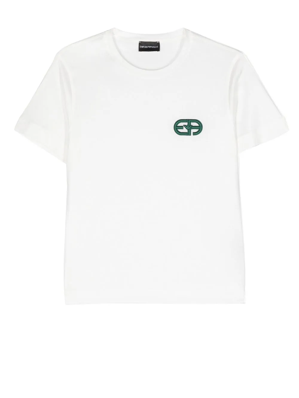 

Emporio Armani Kids logo crew-neck T-shirt - White