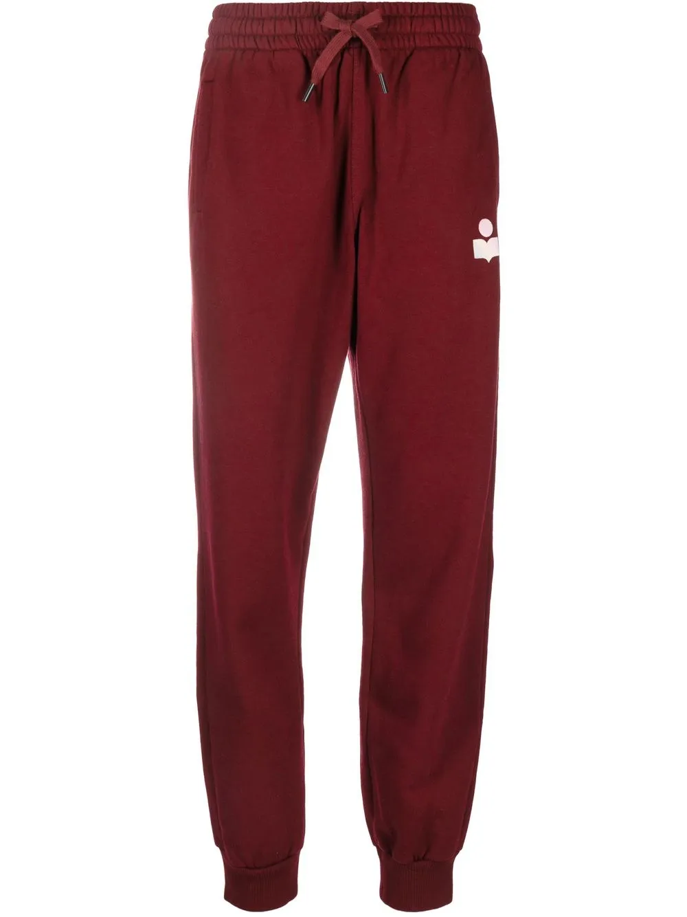 

Isabel Marant Étoile pants con logo estampado - Rojo