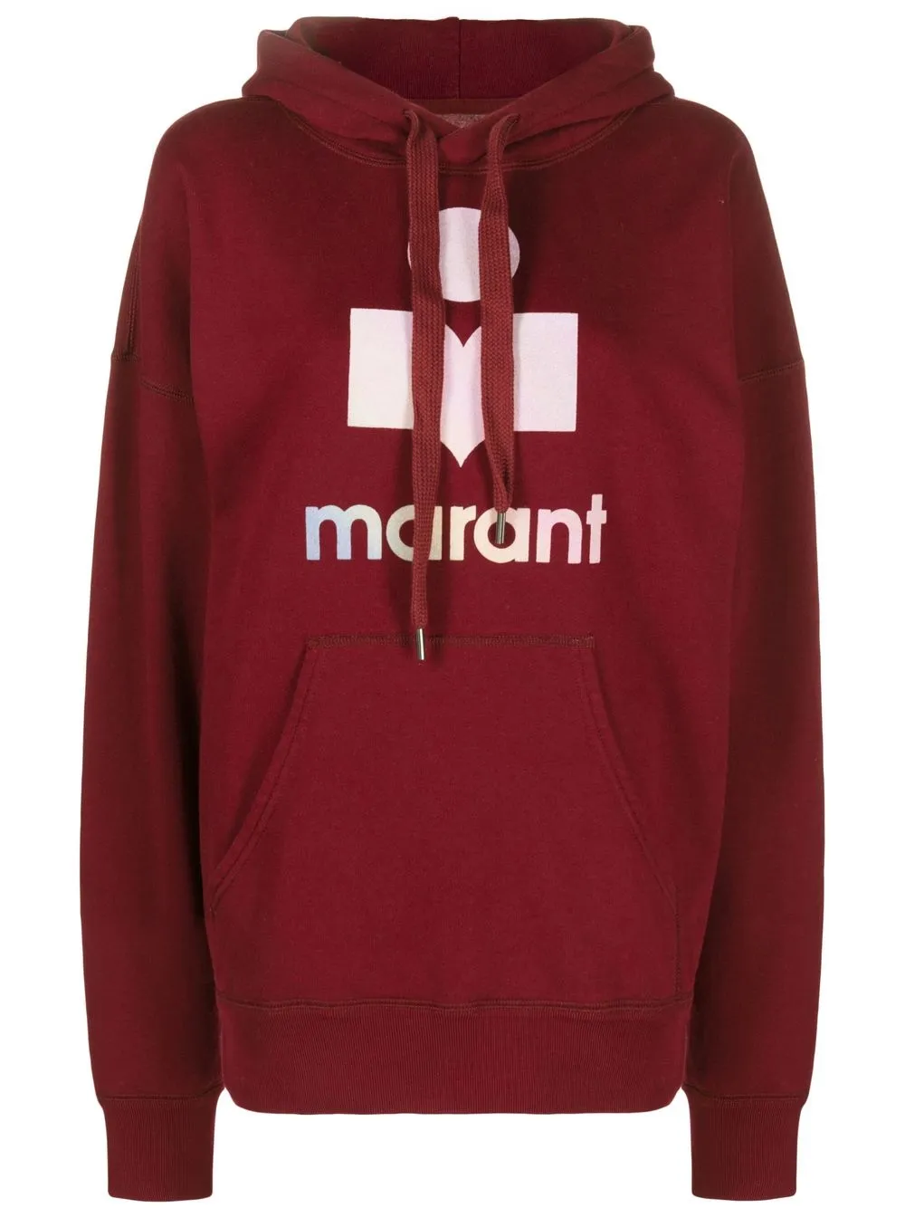 

Isabel Marant Étoile Mansel logo-print hoodie - Red