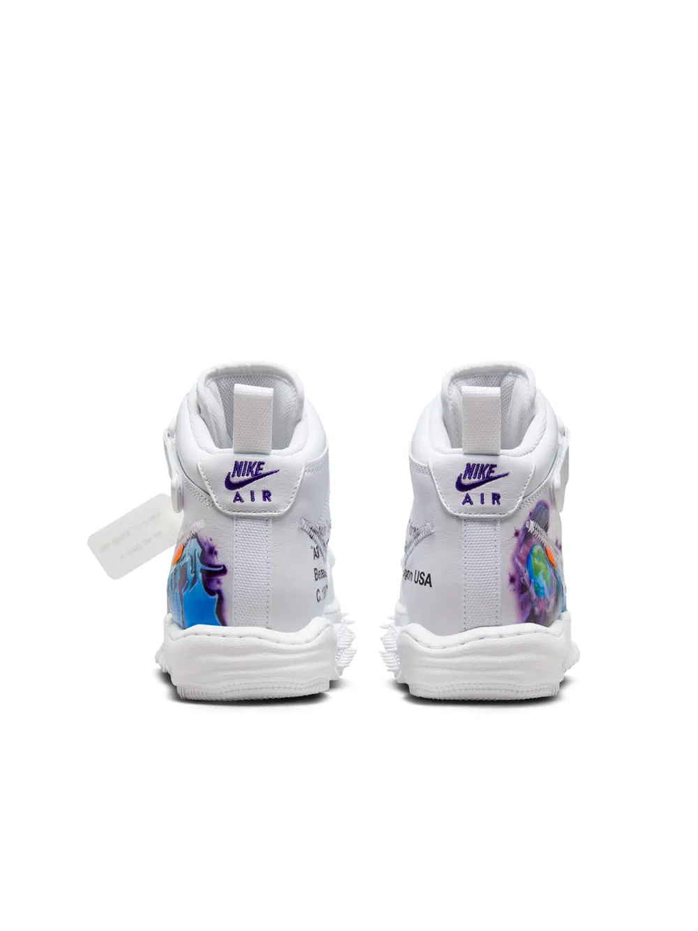 Nike AF1 Mid Graffiti c/o Off-White™ in white | Off-White™ Official AT