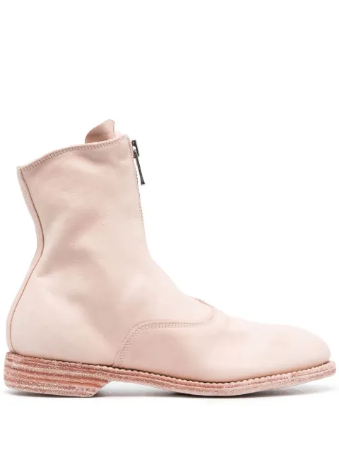 Guidi zip-up 25mm heeled boots
