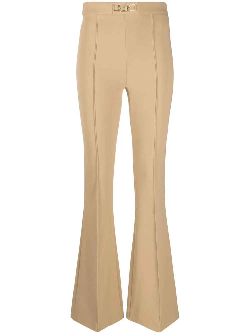 

Elisabetta Franchi high-waisted flared trousers - Neutrals