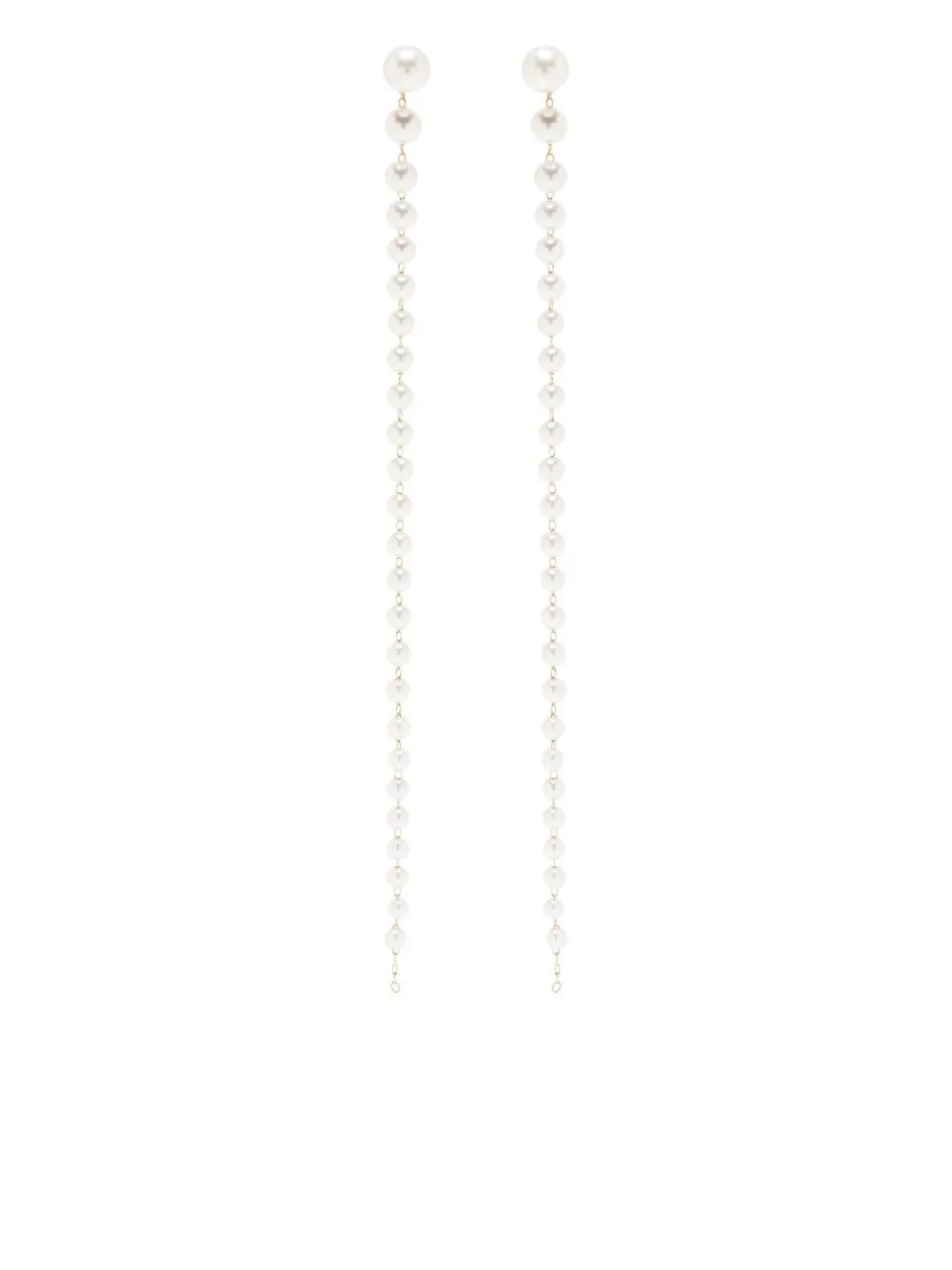 Mizuki 14kt Yellow Gold Sea Of Beauty Akoya Pearl Drop Earrings In Yg