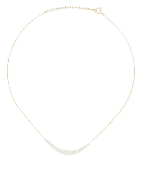 Mizuki 14kt yellow gold Sea Of Beauty Akoya pearl necklace
