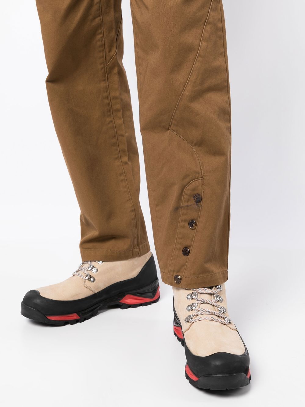 Shop Undercoverism Straight-leg Chino Trousers In Brown