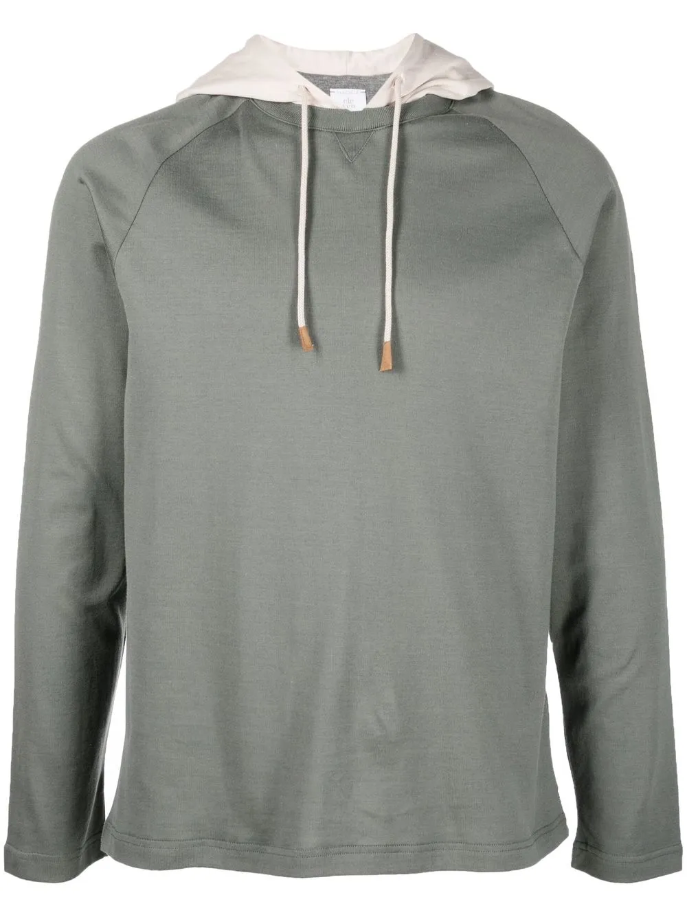 

Eleventy hoodie con capucha en contraste - Gris