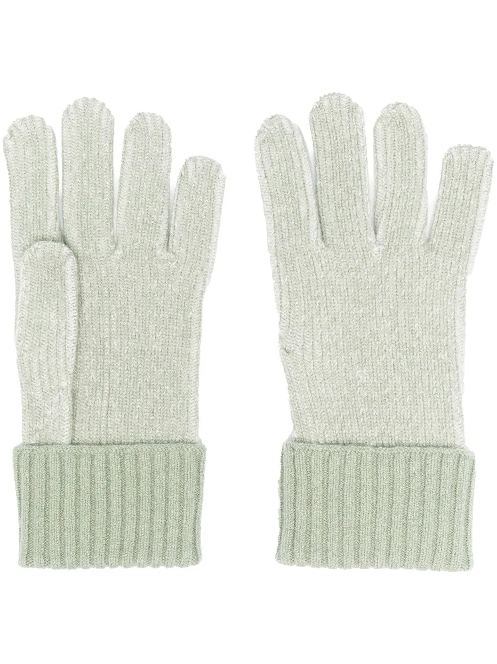 

Eleventy cashmere-knit gloves - Green