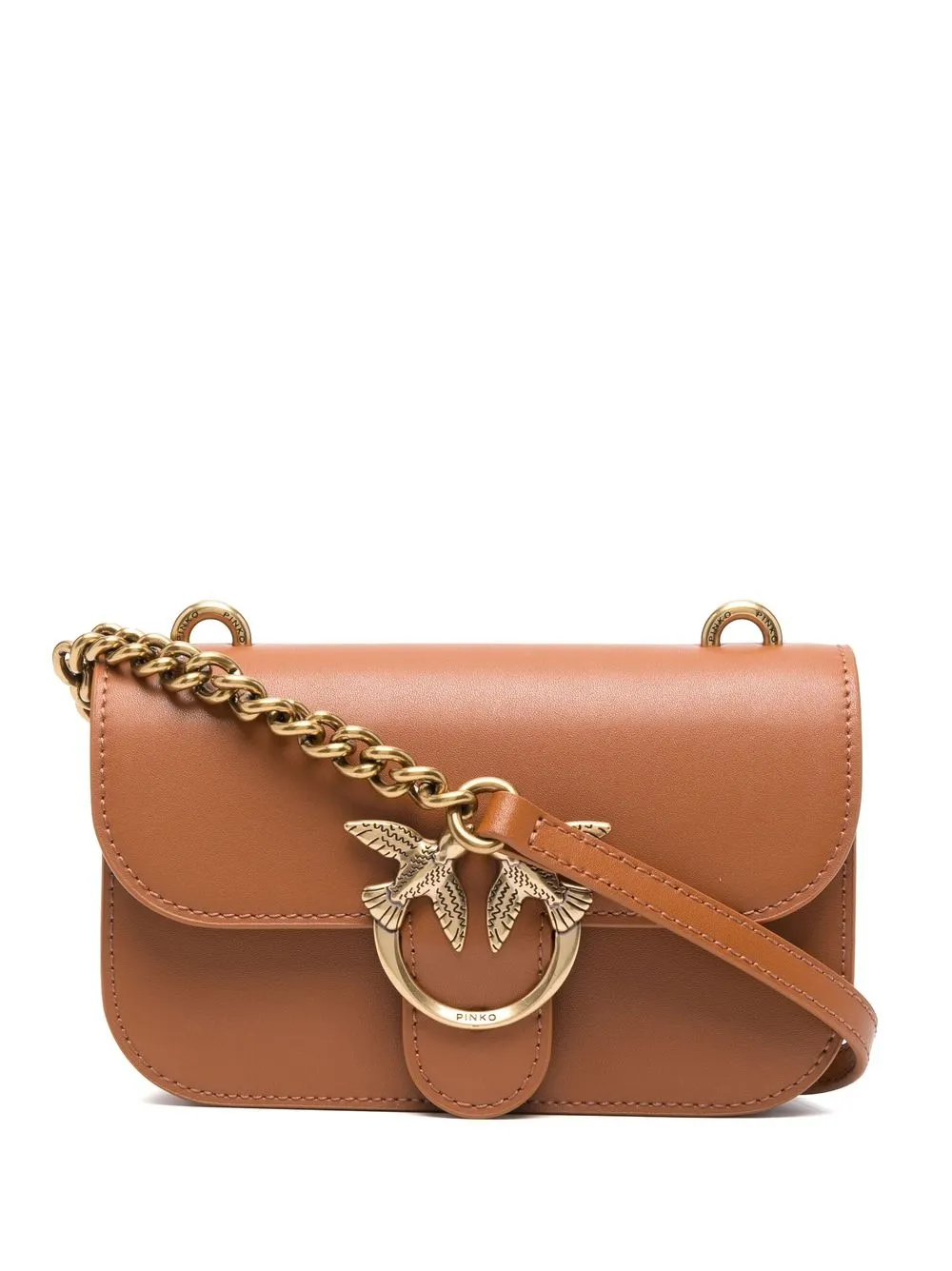 

PINKO leather cross-body bag - Brown