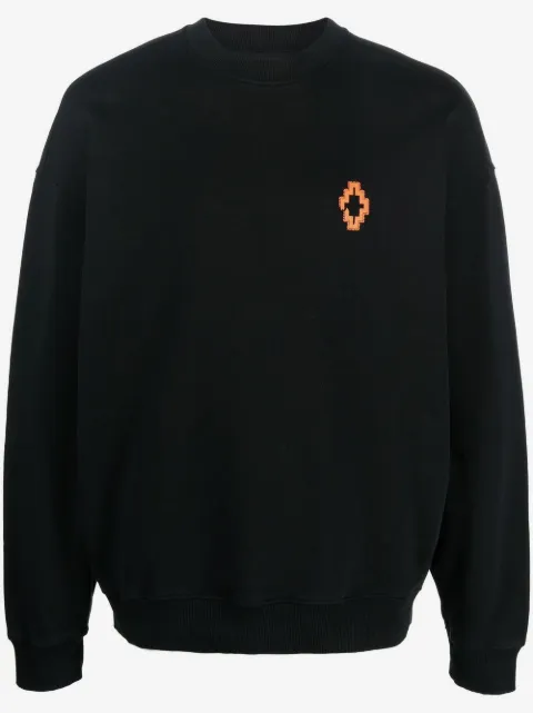 COUNTY OF MILAN fringed-detailing crew neck sweatshirt