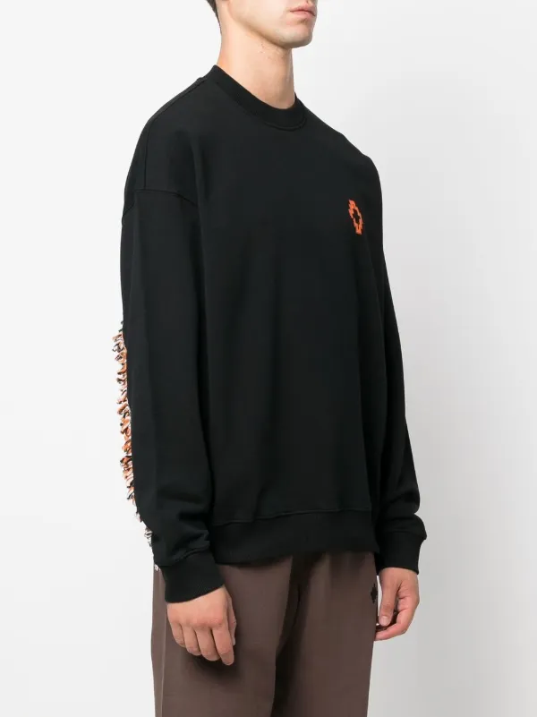 Marcelo Burlon County Of Milan fringed-detailing Crew Neck