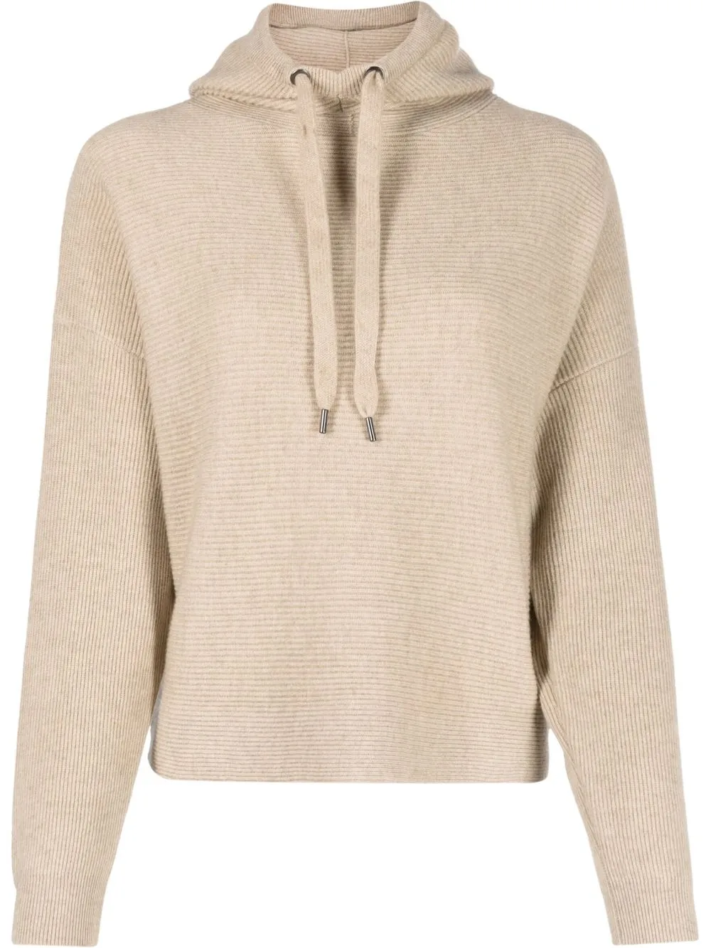 

Brunello Cucinelli cropped knit hooded jumper - Neutrals