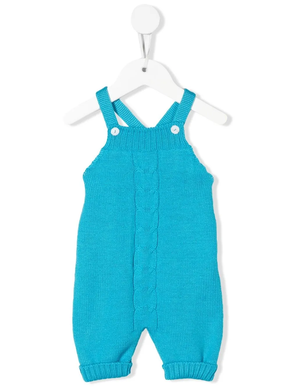 

Little Bear knitted virgin wool dungarees - Blue