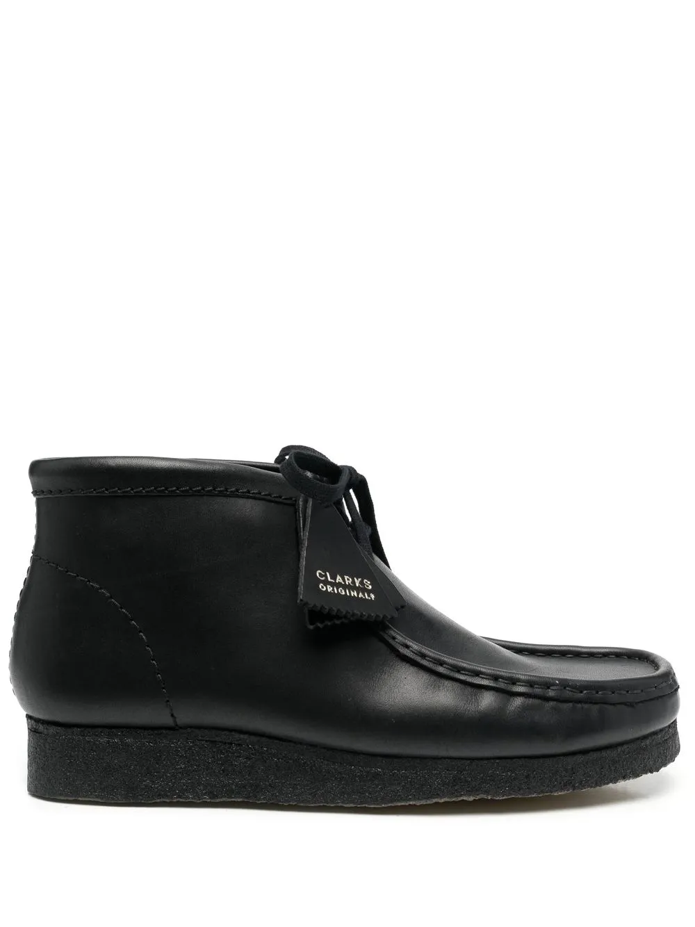 

Clarks Originals botines con agujetas y logo - Negro