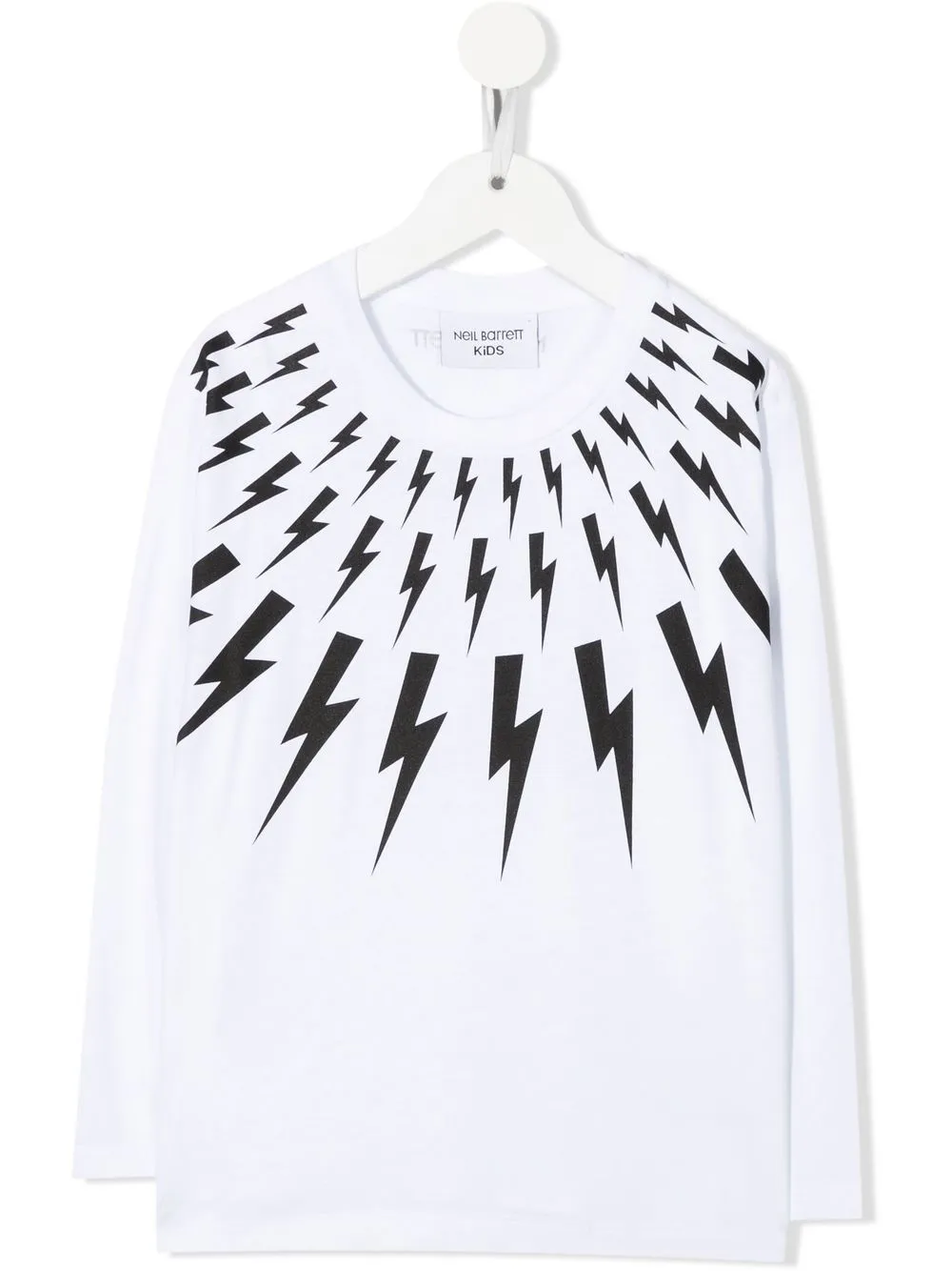 

Neil Barrett Kids playera con estampado de rayo - Blanco