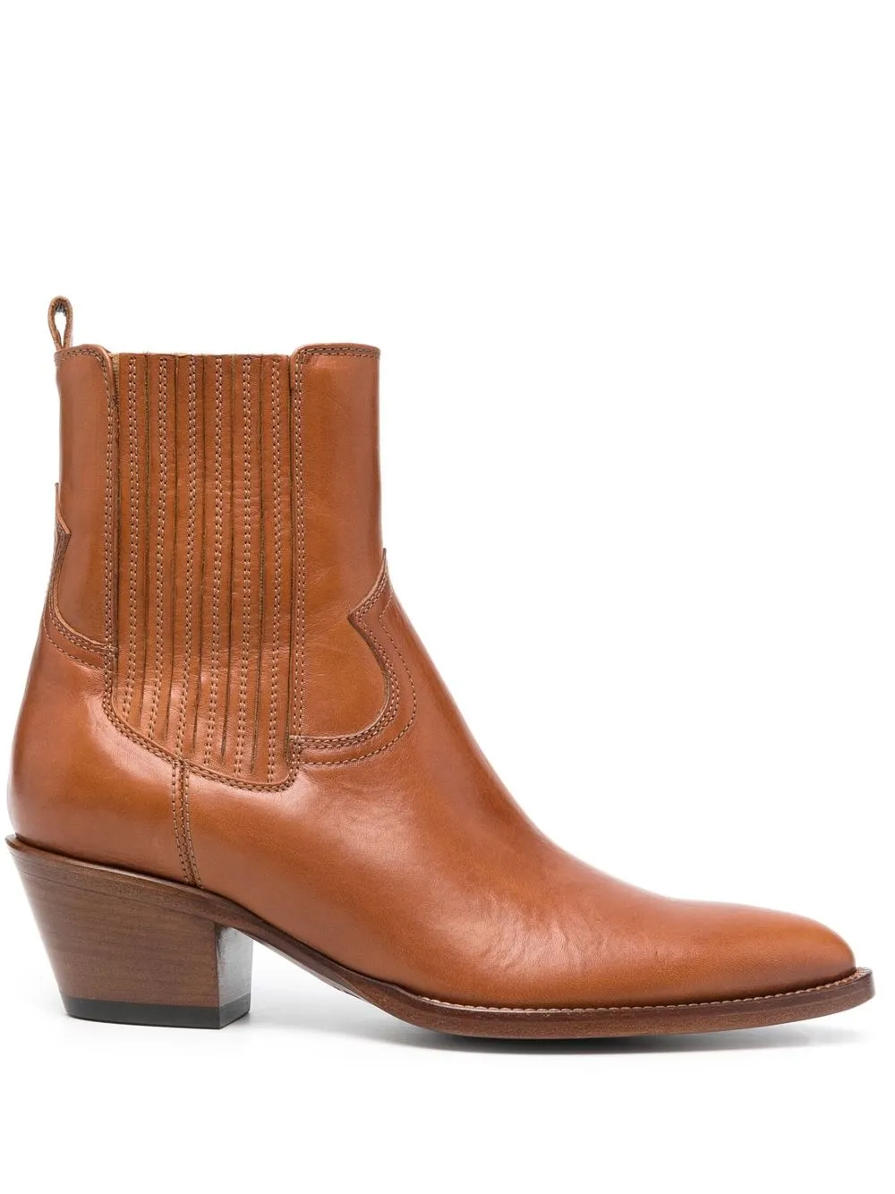 

Buttero leather ankle boots - COGNAC