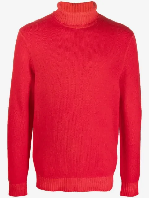 Malo fine-knit rollneck jumper