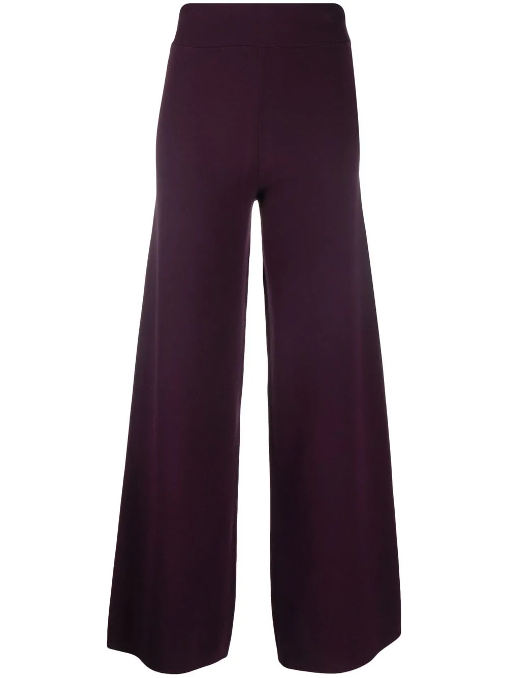 

P.A.R.O.S.H. pantalones anchos con tiro alto - Morado