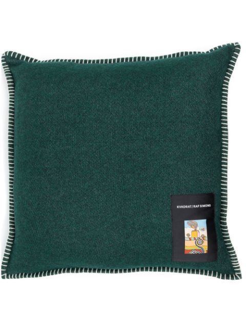 Kvadrat x Raf Simons whipstitch-detail cushion