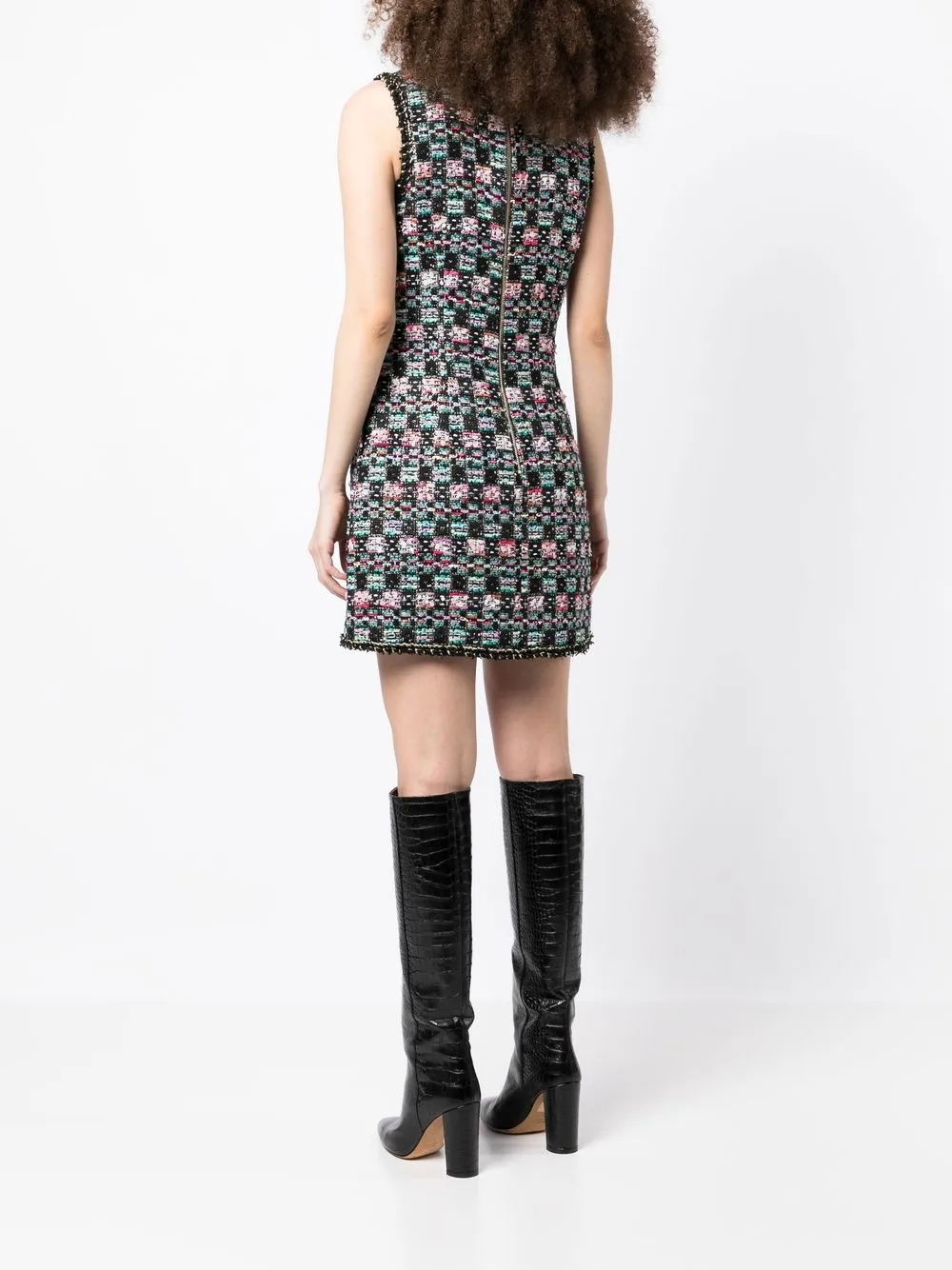 Zara tweed outlet dress