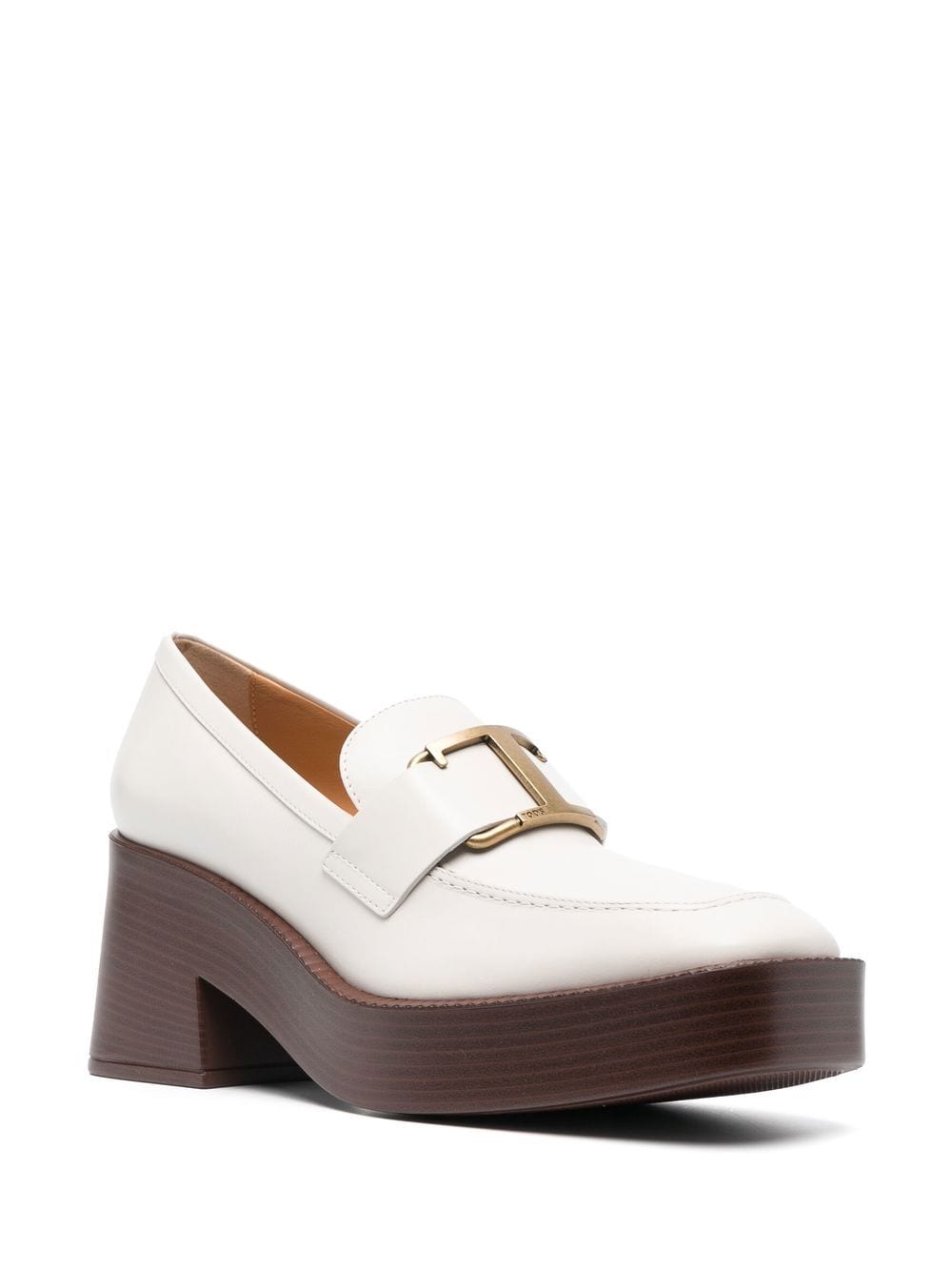 Tod's Loafers met logoplakkaat - Wit