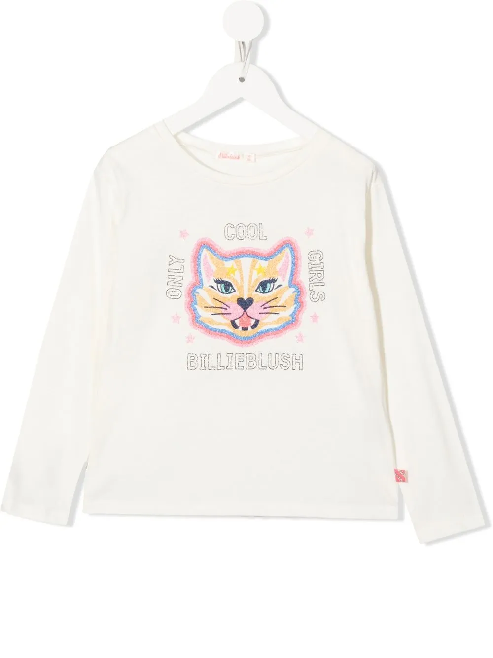 

Billieblush graphic-print long-sleeve T-shirt - White