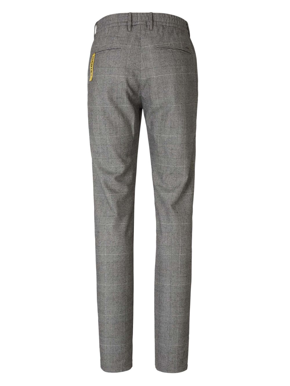 Incotex houndstooth-pattern trousers - Zwart