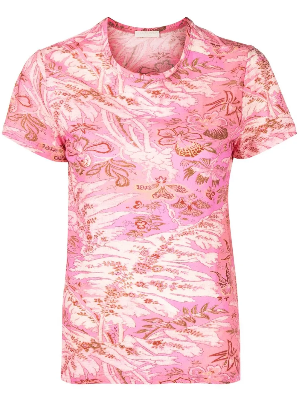 

Ulla Johnson playera con estampado floral - Rosado