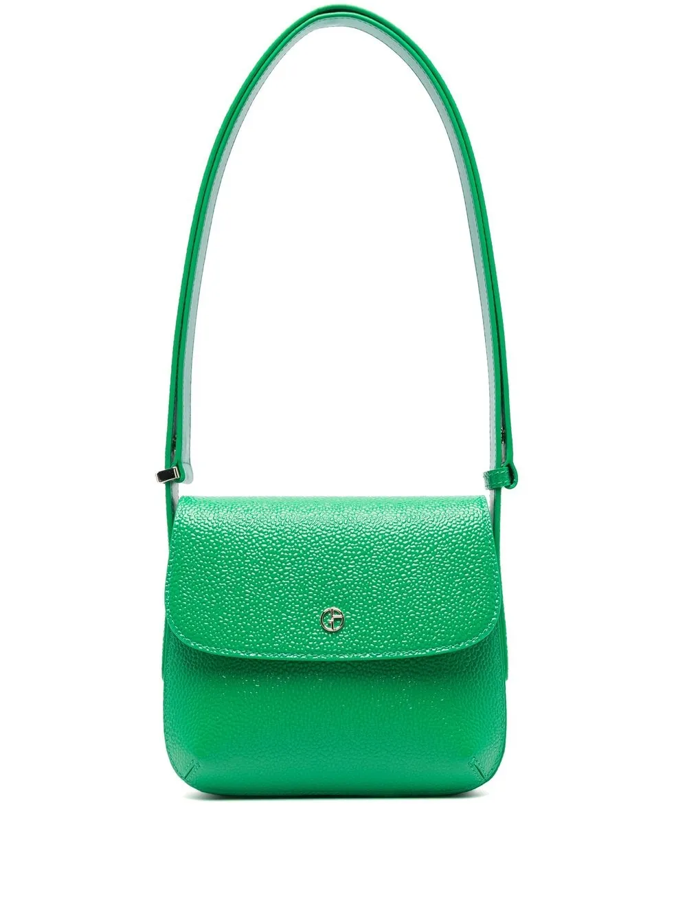 

Giorgio Armani tote con placa del logo - Verde