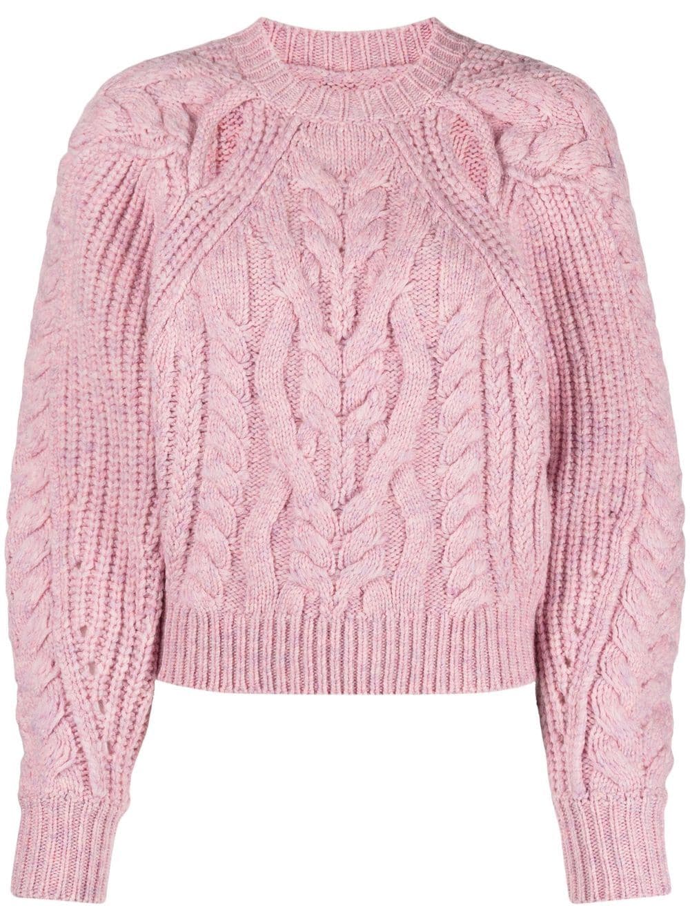 ISABEL MARANT Paloma cable-knit Jumper - Farfetch