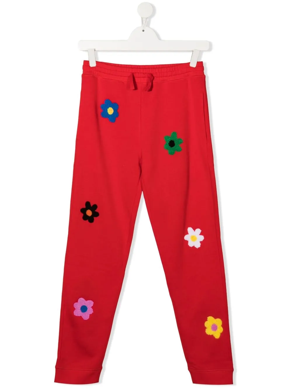 

Stella McCartney Kids pants con estampado floral - Rojo