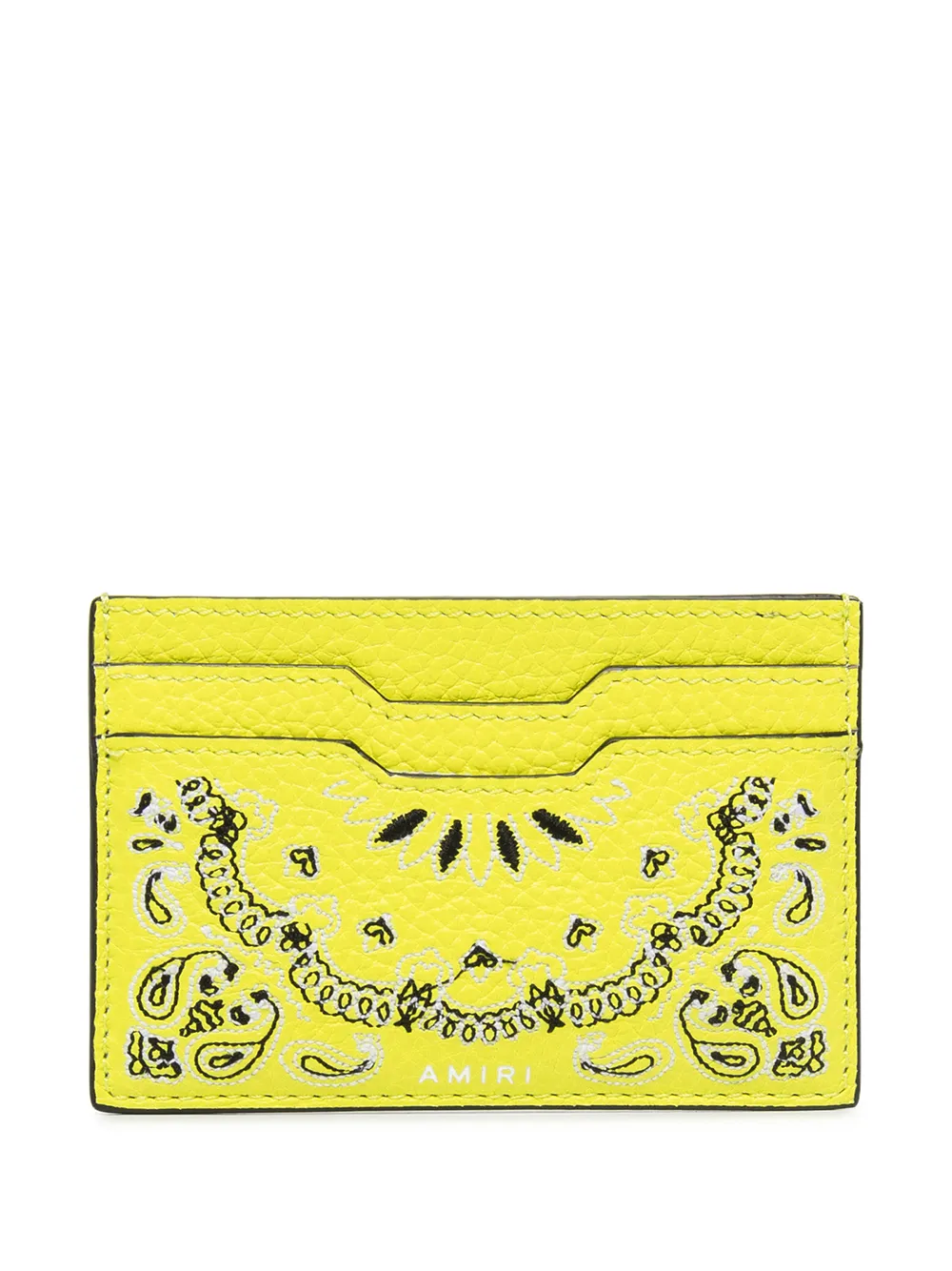 

AMIRI soporte para celular con estampado bandana - Amarillo