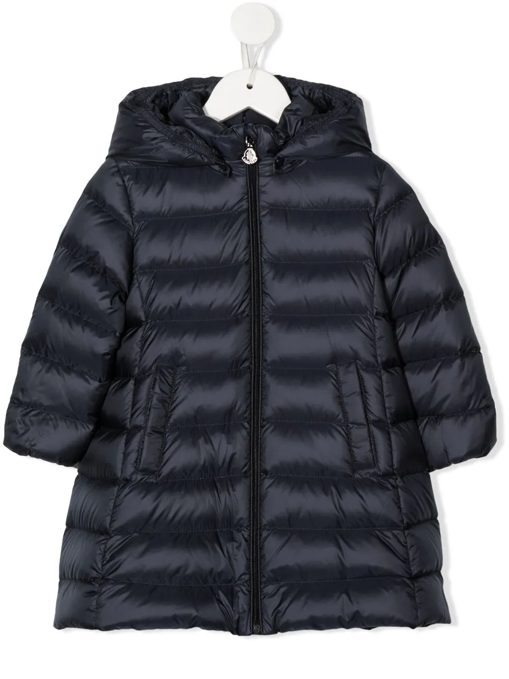 

Moncler Enfant abrigo capitonado con capucha - Azul