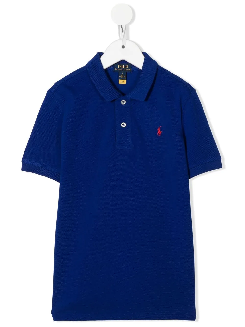 

Ralph Lauren Kids playera tipo polo con logo bordado - Azul