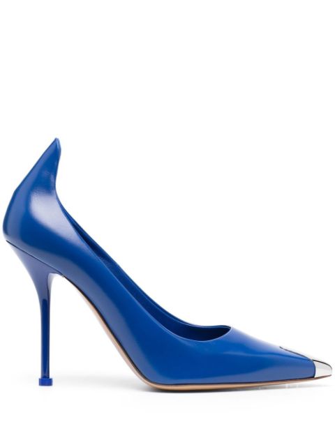 Alexander McQueen contrast-toecap leather pumps Women