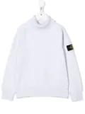 Stone Island Junior Compass-patch roll-neck jumper - Grey