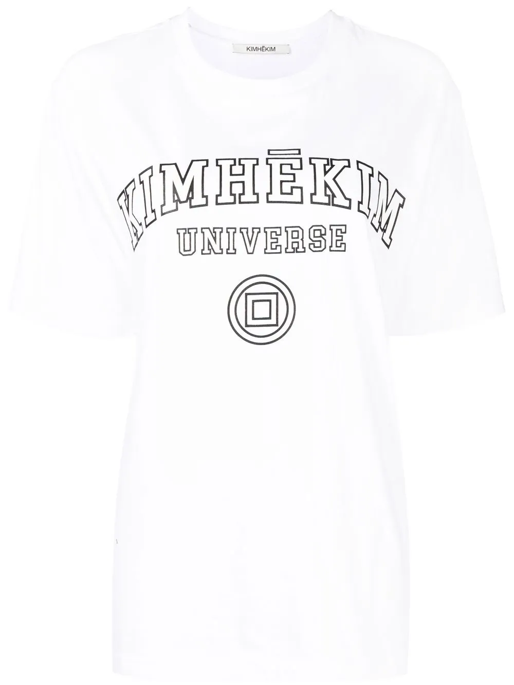 

Kimhekim playera con logo estampado - Blanco