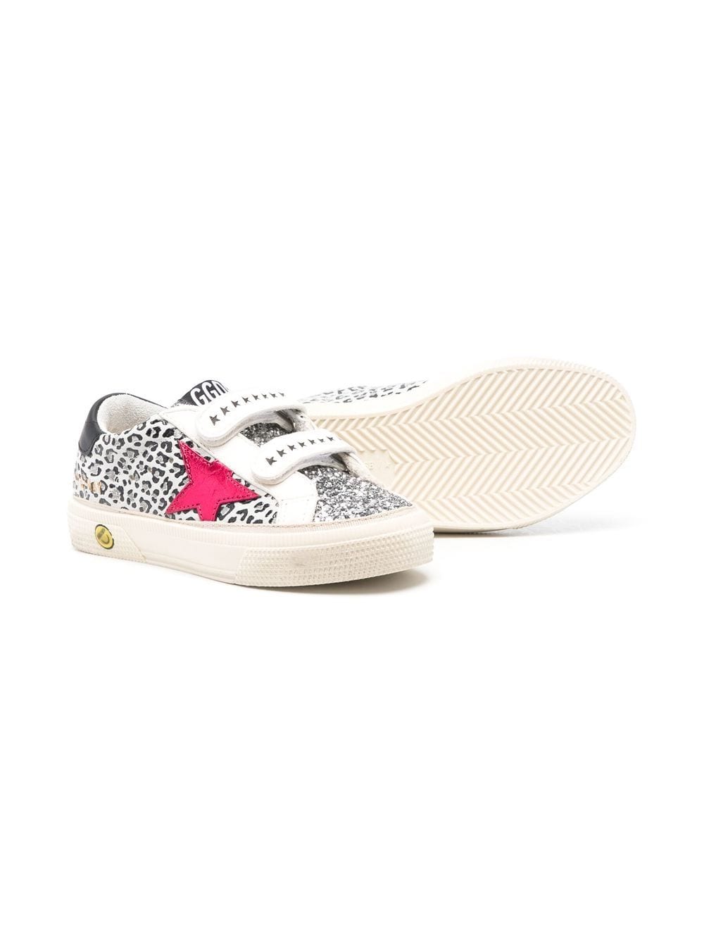 Image 2 of Golden Goose Kids May glitter-detail sneakers