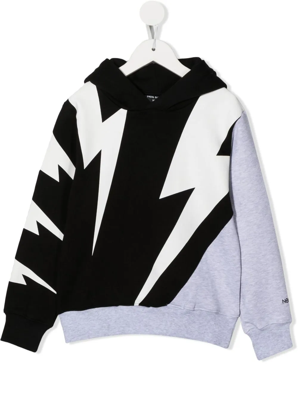 

Neil Barrett Kids hoodie con motivo Thunderbolt - Negro