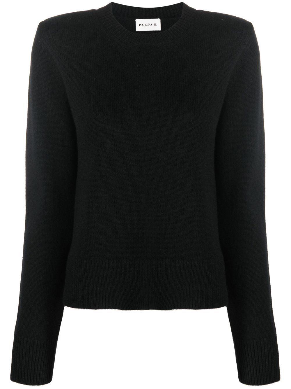 

P.A.R.O.S.H. round-neck long-sleeve jumper - Black