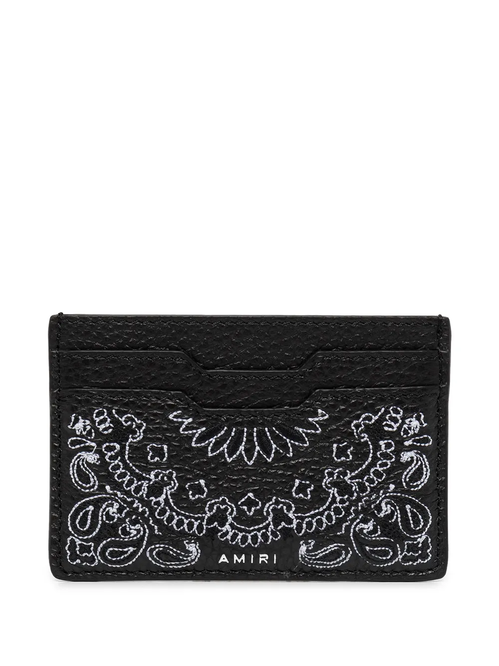 

AMIRI bandana-print card holder - Black