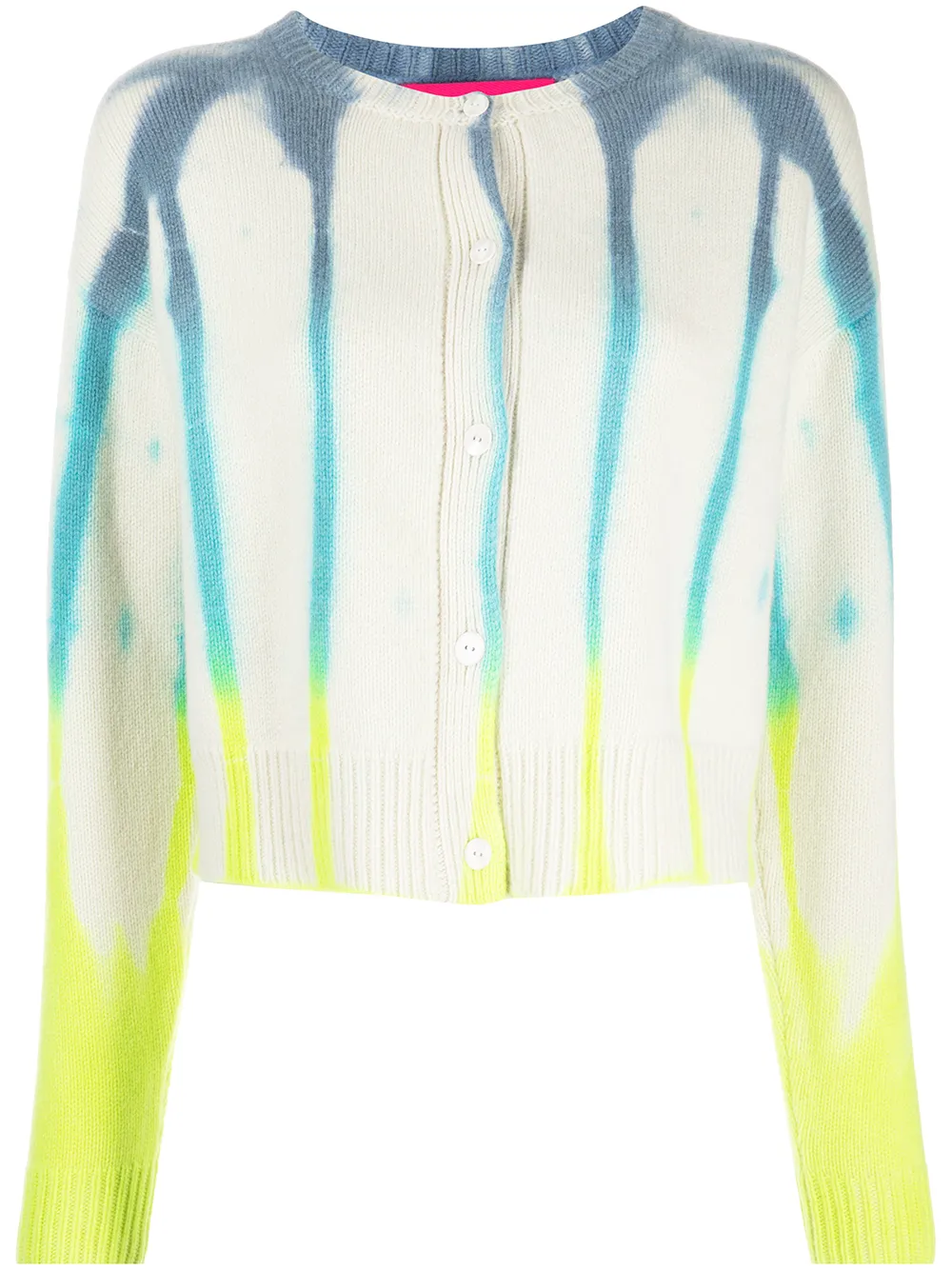 

The Elder Statesman suéter Beetle con diseño tie dye - Blanco