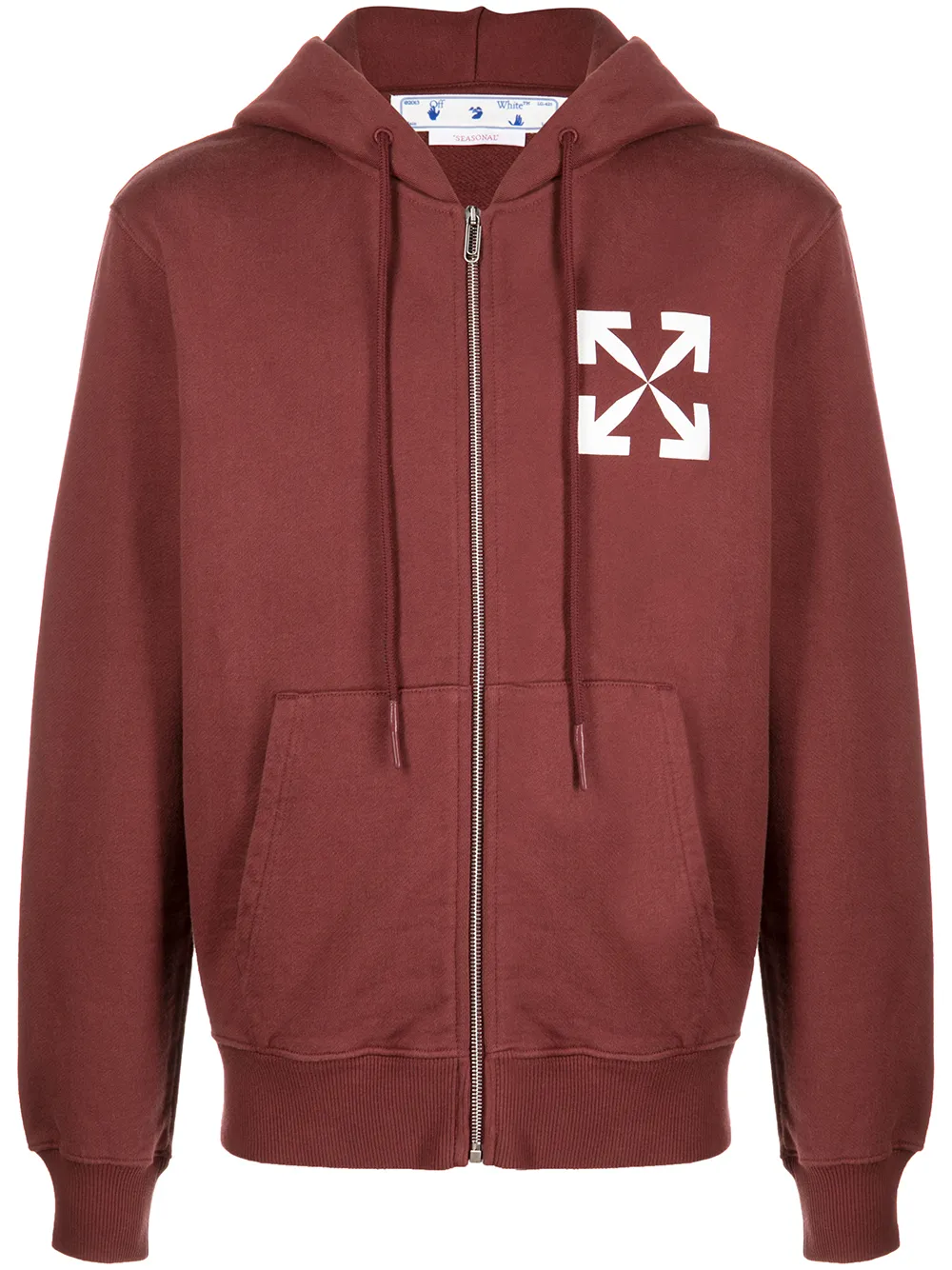 

Off-White hoodie con motivo Arrows - Rojo