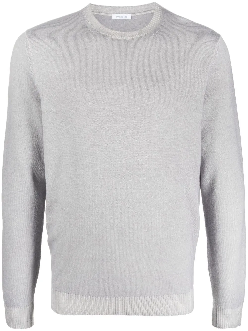 

Malo fine-knit round-neck jumper - Grey