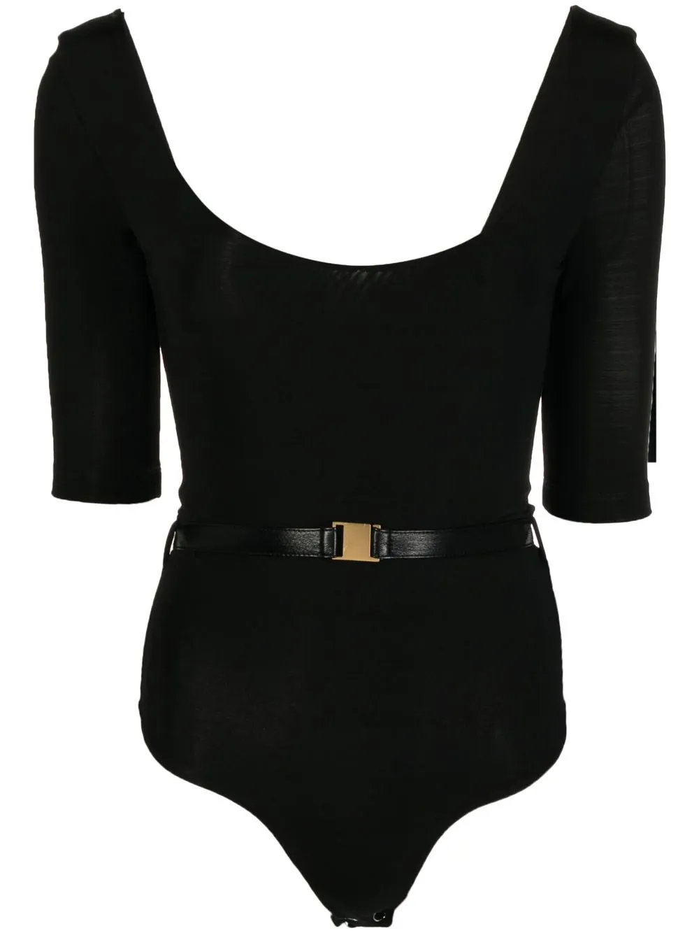 

Materiel top con manga tres cuartos - Negro