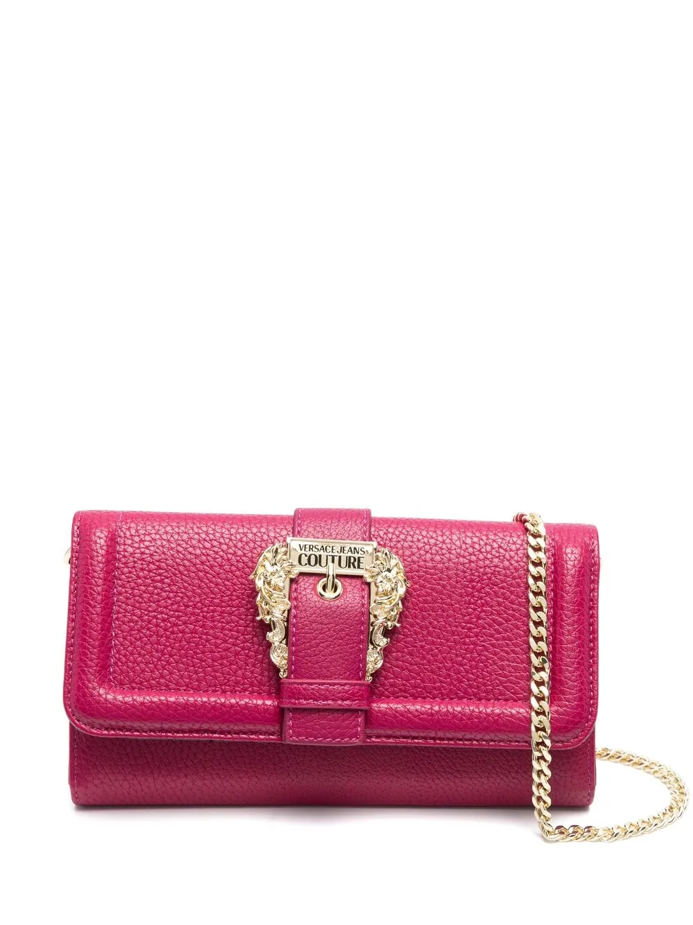 

Versace Jeans Couture tote texturizado con apliques - Rosado