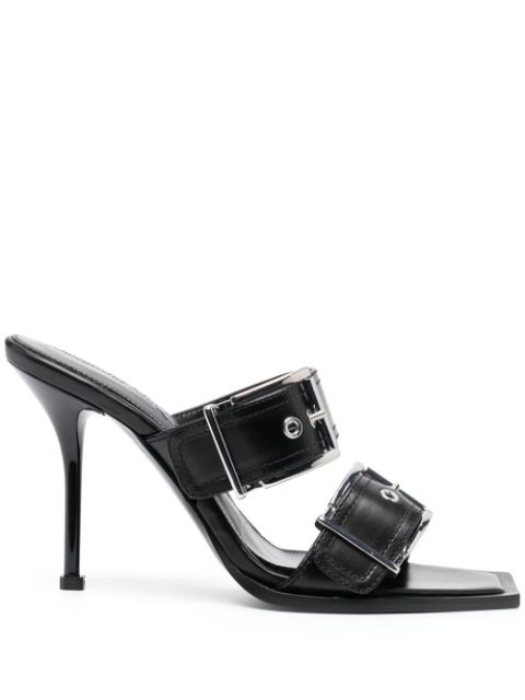 Alexander McQueen 100mm buckled leather sandals Women