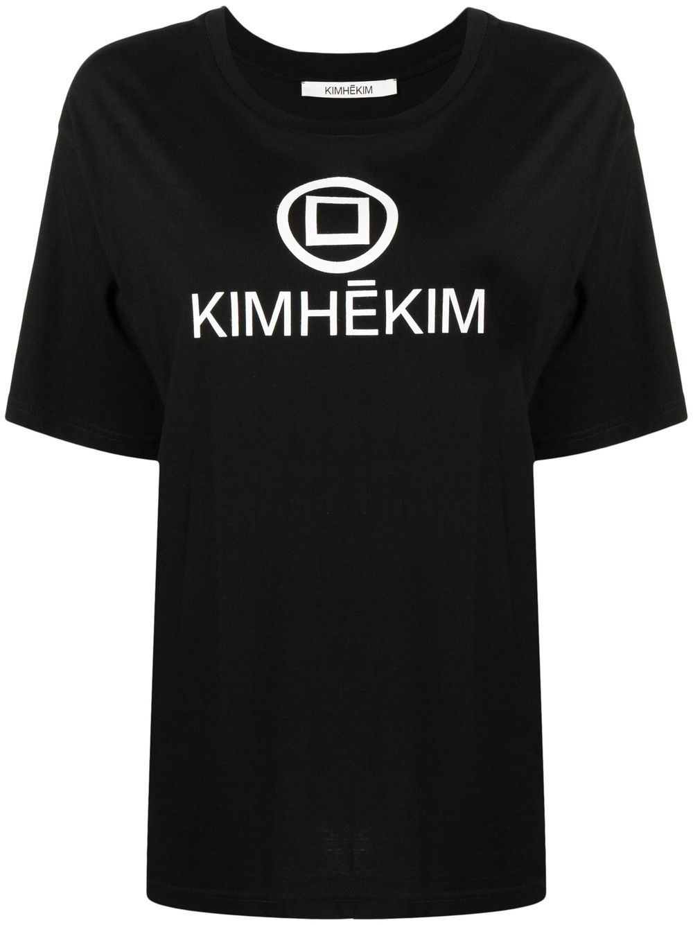 Kimhekim logo-print Cotton T-shirt - Farfetch