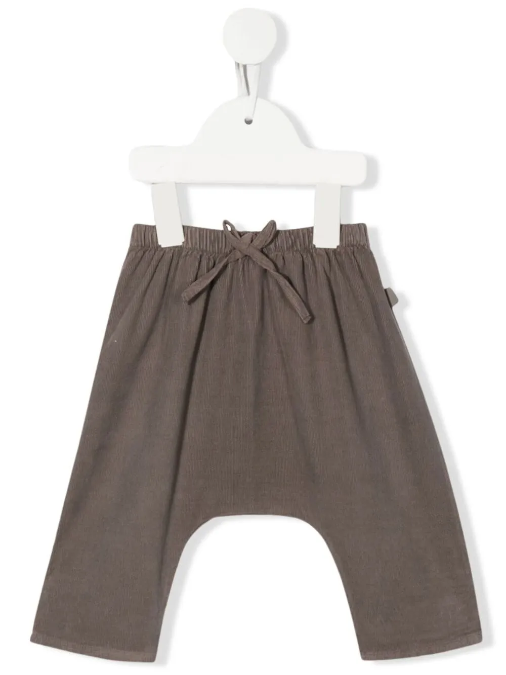 

TEDDY & MINOU drawstring cropped trousers - Brown